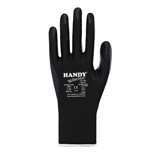 HANDY ELDİVEN NİTRİL HN-16 NO:9 siyah