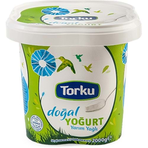 TORKU YOĞURT 2000 GR yarım yağlı
