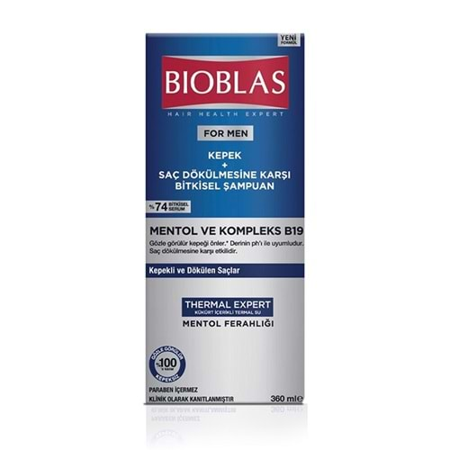 BIOBLAS 360ML MEN KEPEK + SDK ŞAMPUANI