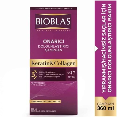 BIOBLAS 360ML ONARICI DOLGUNLAŞTIRICI ŞAMPUAN