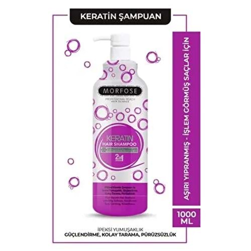 MORFOSE ŞAMPUAN 1000 ML KERATİN