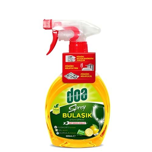 DOA SPREY BULAŞIK DETERJANI 500 ML LİMON