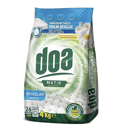 Doa Toz Çamaşır Deterjanı Beyazlar 4 kg