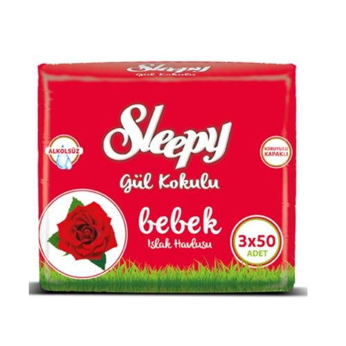 SLEEPY ISLAK HAVLU GÜL 3*50 Lİ