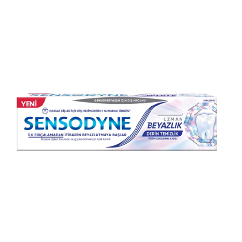 SENSODYNE 75 ML UZMAN BEYAZLIK TÜTÜN LEKELERİNE KARŞI