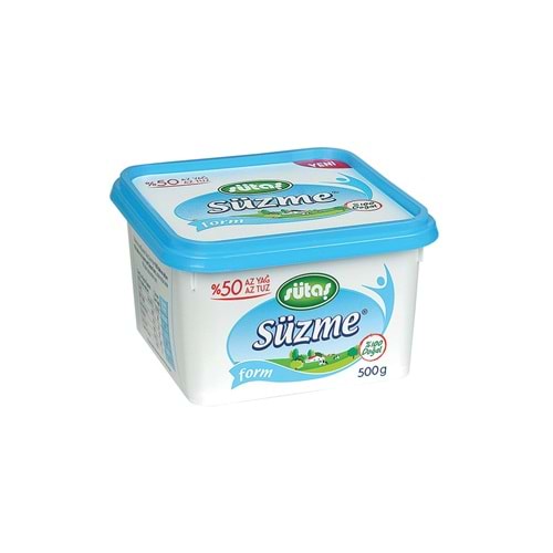SÜTAŞ SÜZME PEYNİR FORM 500 gr