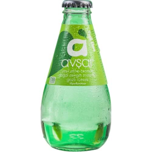 AVŞAR 200ML YEŞİL ELMALI MADEN SUYU