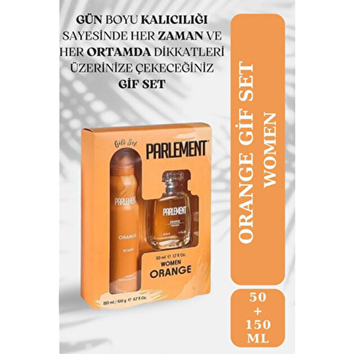 PARLEMENT KOFRE SET KADIN ORANGE 50ML EDP+ DEODORANT