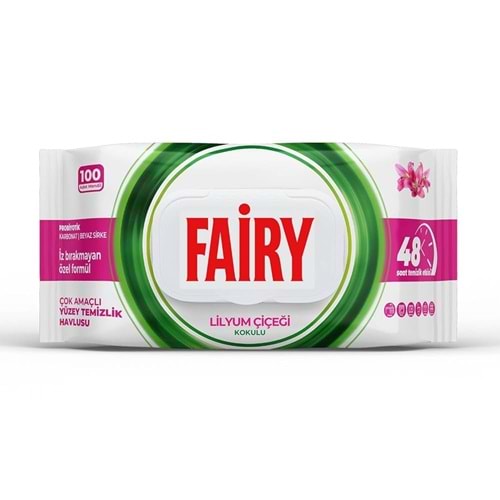 FAİRY YÜZEY TEMİZLİK HAVLUSU LİLYUM 100 LÜ