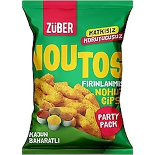 ZÜBER NOUTOS KAJUN BAHARATLI NOHUT CİPSİ 55 GR