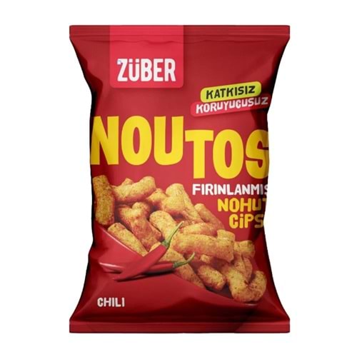 ZÜBER NOUTOS CHILI NOHUT CİPSİ 55 GR