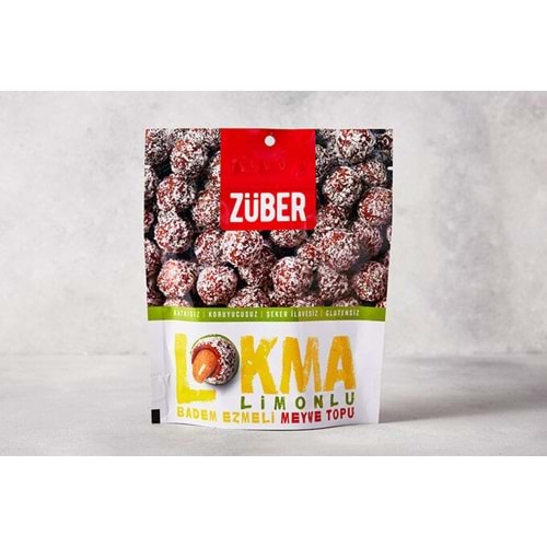 ZÜBER LOKMA LİMON BADEM EZMELİ 96 GR