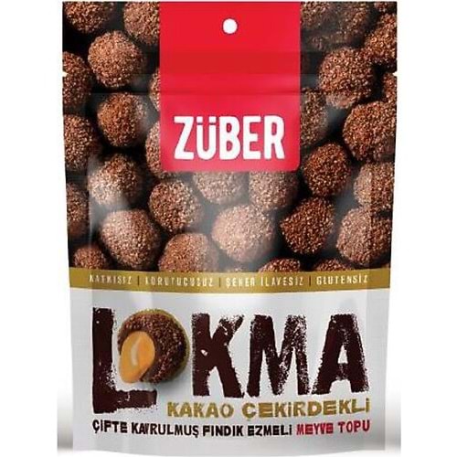 ZÜBER LOKMA KAKAOLU ÇEKİRDEKLİ 96 GR