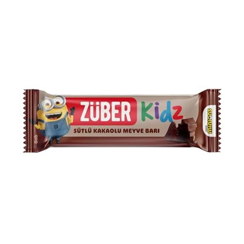 ZÜBER KİDS MEYVE BARI SÜTLÜ KAKAOLU 25 GR