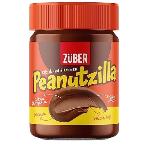 ZÜBER PEANUTZİLLA KAKAOLU FISTIK KREMASI 315 GR
