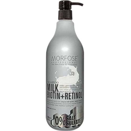MORFOSE ŞAMPUAN 1000 ML MİLK BIOTİN RETİNOL