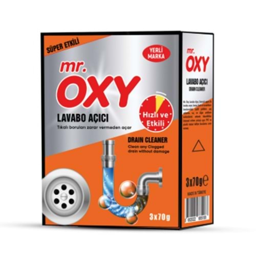 MR.OXY LAVABO AÇICI TOZ 3 X 70 GR