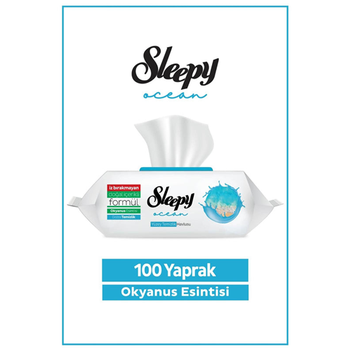 SLEEPY YÜZEY TEMİZLİK HAVLUSU OKYANUS 100 LÜ