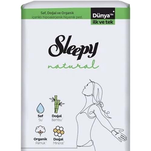 SLEEPY NATUREL SÜPER EKO GECE 16 LI KADIN PEDİ