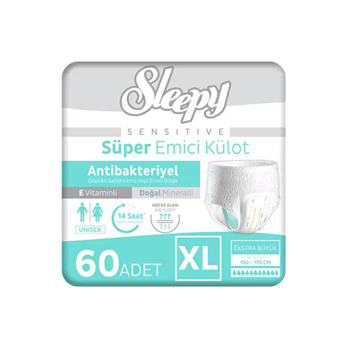 Sleepy Sensitive Antibakteriyel Emici Külot Xlarge 30 Lu