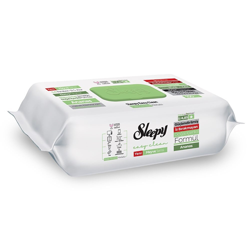 SLEEPY YÜZEY TEMİZLİK HAVLUSU ANANAS 100 LÜ