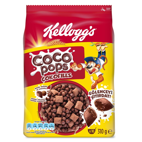 KELLOGGS COCO POPS CHOCO FILLS 310GR X12