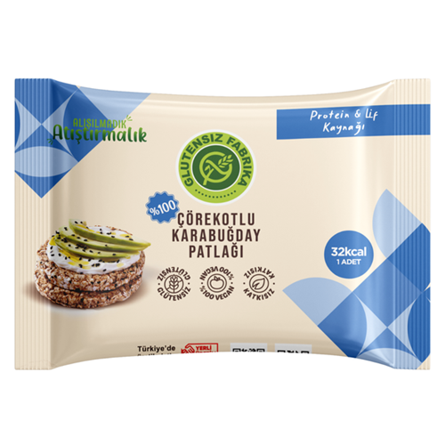 ÇÖREKOTLU KARABUĞDAY PATLAĞI GLUTENSİZ 24GR