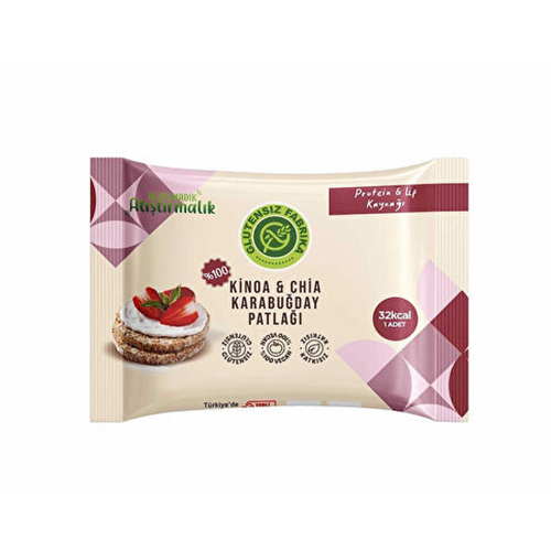 KİNOA VE CHİA KARABUĞDAY PATLAĞI GLUTENSİZ 24GR