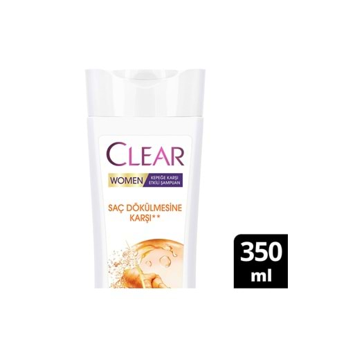 CLEAR 350ML SAÇ DÖKÜLMESİNE KARŞI ETKİLİ ŞAMPUAN