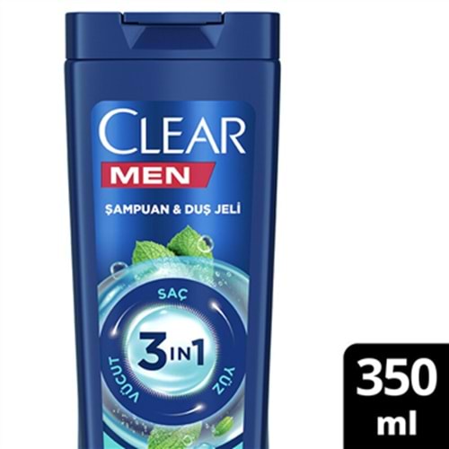 CLEAR MEN 350ML 3/1 FERAH MENTÖL ŞAMPUAN