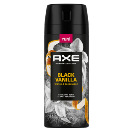 AXE DEO PREMIUM BLACK VANILLA 150ML