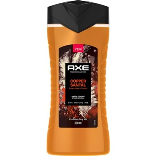 AXE DUŞ JELİ COPPER SANTAL 300 ML.