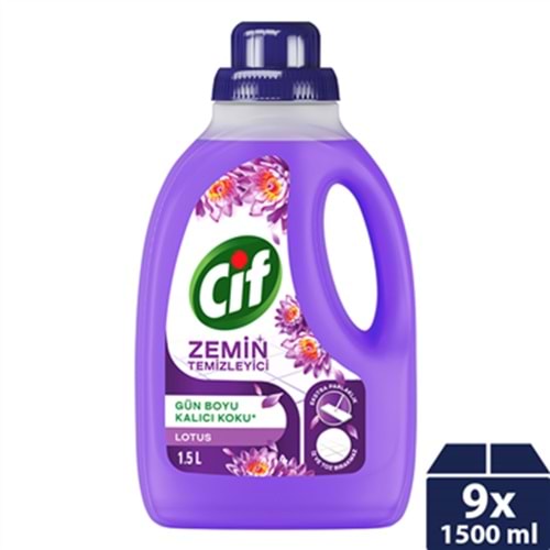 CİF YÜZEY TEMİZLEYİCİ LOTUS 1500 ML