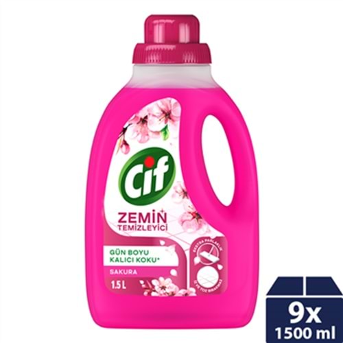 CİF YÜZEY TEMİZLEYİCİ ŞAKURA 1500 ML