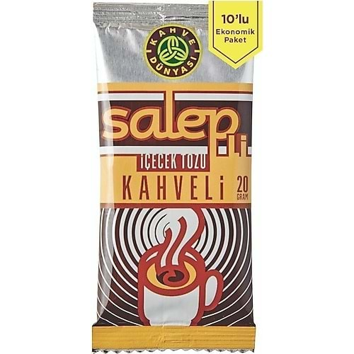 KAHVE DÜNYASI SALEPLİ KAHVELİ TOZ İÇECEK 20G SP *384 KL