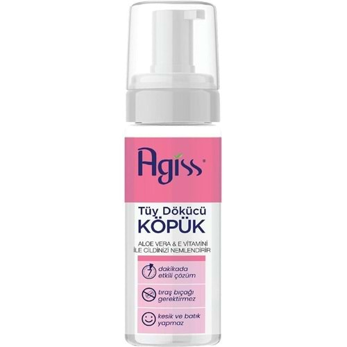 AGİSS TÜY DÖKÜCÜ KÖPÜK 150ML AĞDA