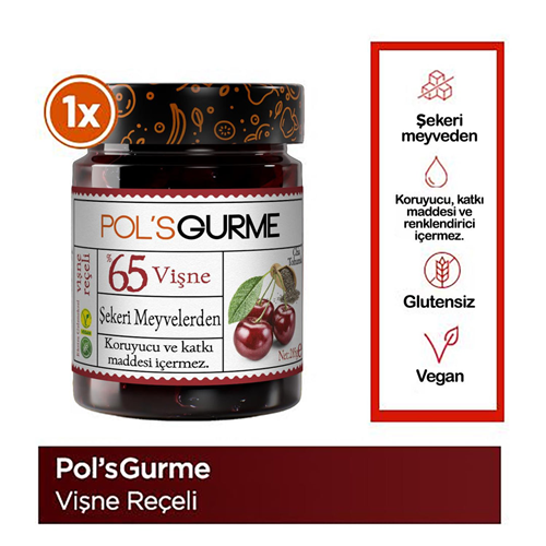 POLS POLS GURME CHIA TOH.ŞKSİZ.VİŞNE REÇELİ 285GR