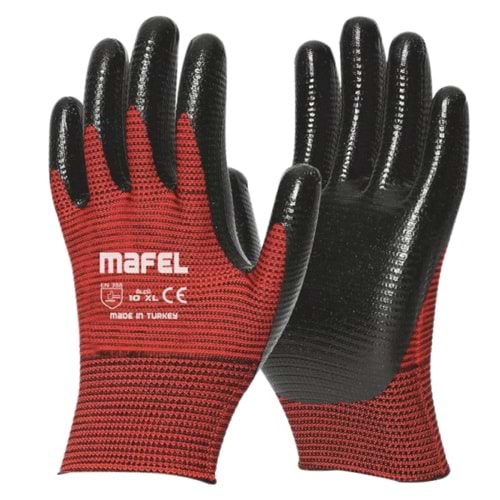 MAREL ZEBRA ELDİVEN NO:10 XL KIRMIZI