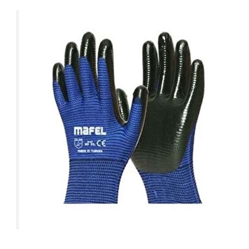 MAREL ZEBRA ELDİVEN NO:10 XL MAVİ