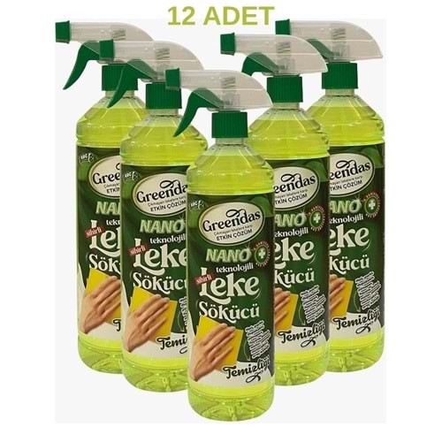 GREENDAS 1L*12 LEKE ÇIKARICI ÇOK AMAÇLI SPREY