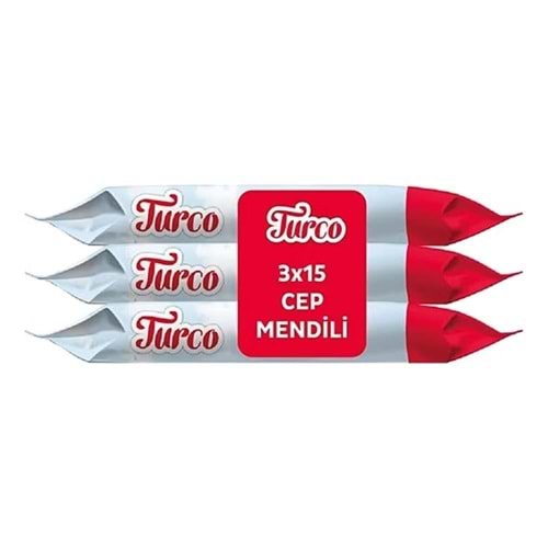 BABY TURCO CEP MENDİLİ 3*15 Lİ