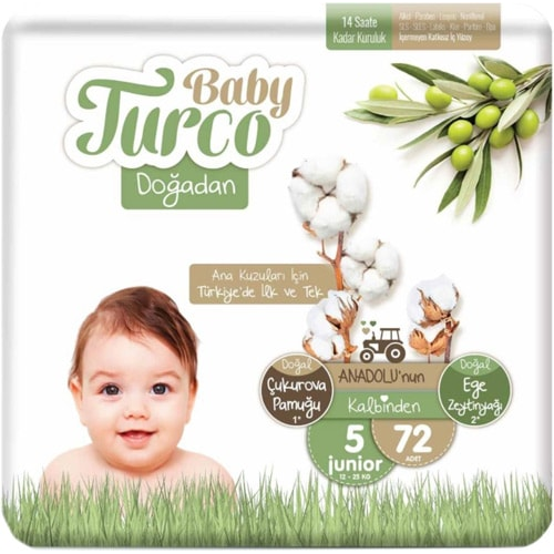 BABY TURCO AVANTAJ PAKET NO:5 JUNİOR 78 LI BEBEK BEZİ