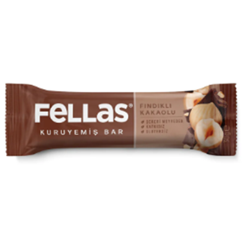 Fellas Fındıklı Kakaolu Kuruyemiş Bar (30g)