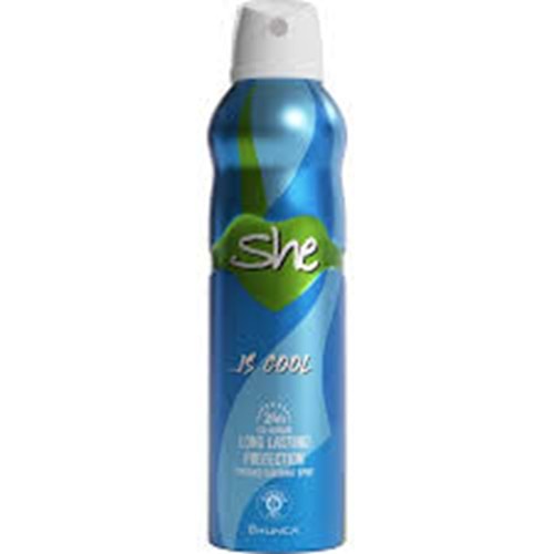SHE DEODORANT İS COOL 150 ML