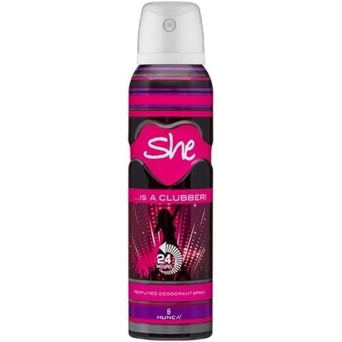 SHE DEO İS A CLUBBER 150ML