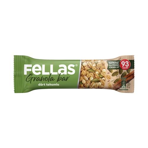 Fellas Granola Bar - Dört Tohumlu (23g)