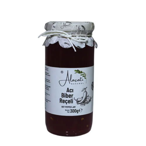 ALAÇATI NATUREL ACI KIRMIZI BIBER REÇELI 300 G