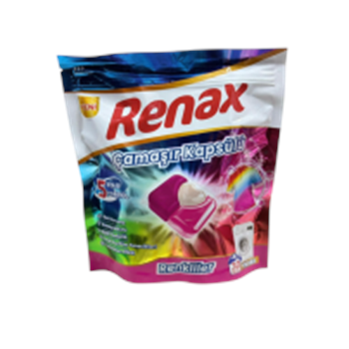 RENAX ÇAMAŞIR KAPSÜLÜ RENKLİLER 30 LU