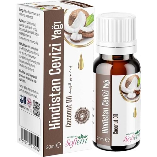 SOFTEM HİNDİSTAN CEVİZİ YAĞI 20 ML