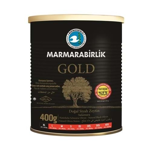 MARMARA BİRLİK XL GOLD 400GR 201-230 DANE TNK
